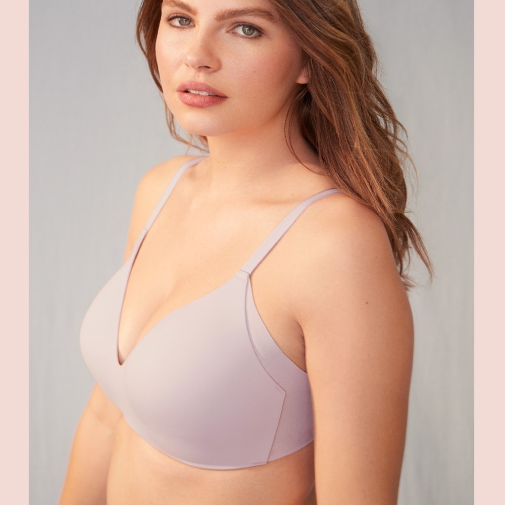 Knix Wingwoman Contour Wireless Bra Orchid Light Purple Size 8